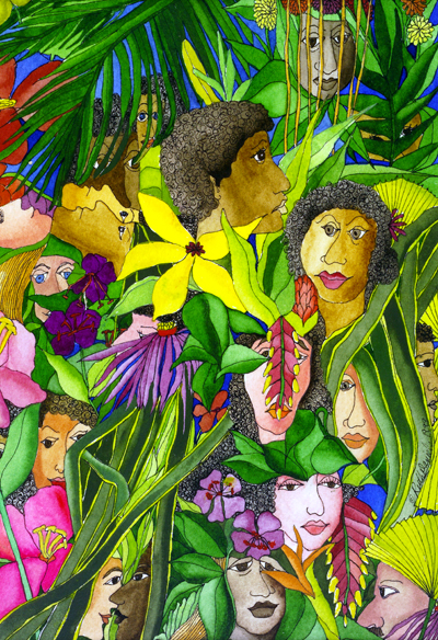 Many Flowers, Many Lives - Faces of Visitors and Inhabitants of the Caribbean
